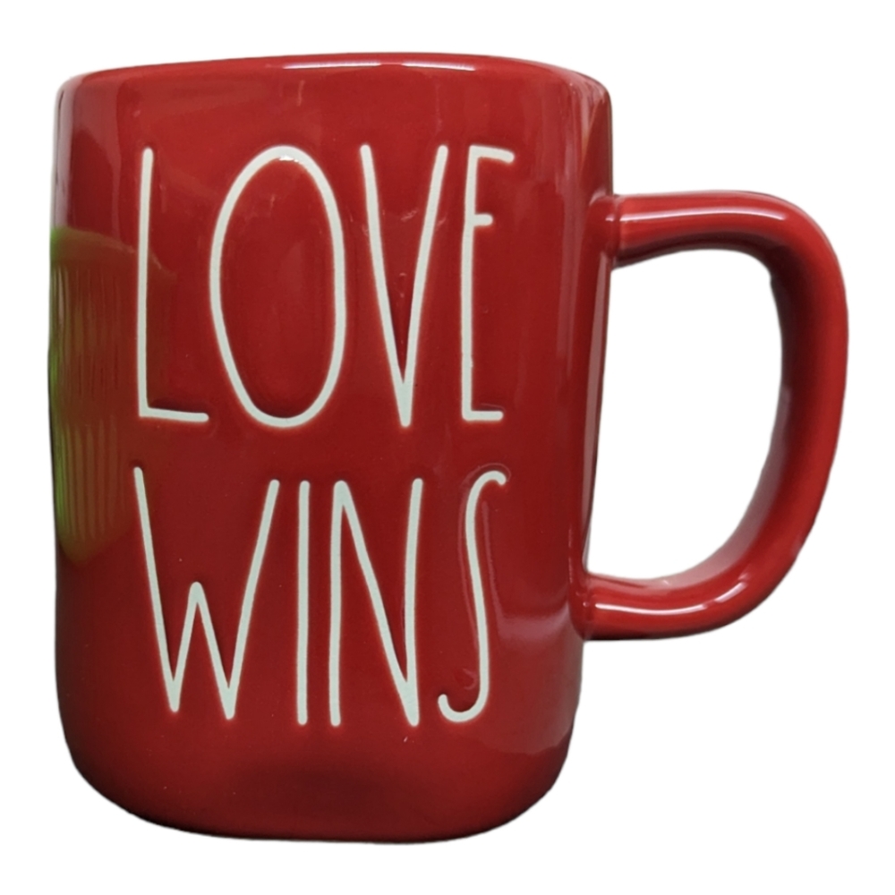 Rae Dunn Red Love Wins Valentine Mug
